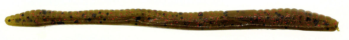 Zoom Finesse Worm_Green Pumpkin Red