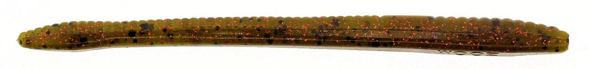 Zoom Finesse Worm_Green Pumpkin Orange