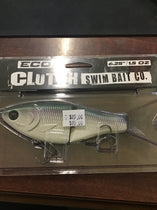 Eco Clutch Swimbait 6.25”_ Green Gizzard