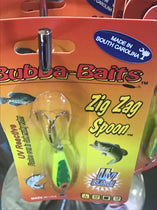 Bubba Baits Zig Zag Spoon 1/2oz_ Chartreuse Green