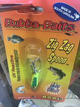 Bubba Baits Zig Zag Spoon 1/4oz_ Chartreuse Green