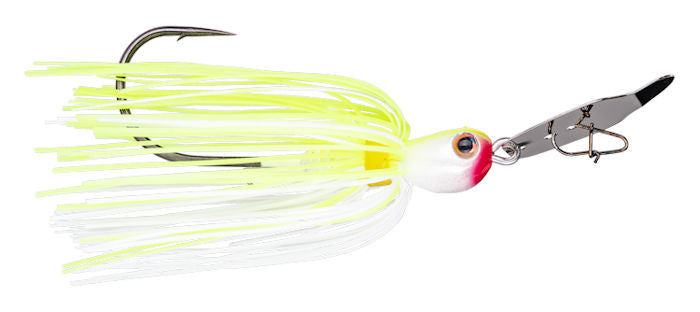 Strike King Thunder Cricket Vibrating Jig_Chartreuse White