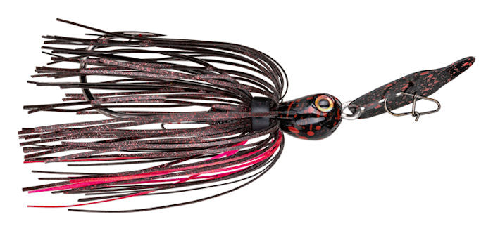 Strike King Thunder Cricket Vibrating Jig_Black Widow